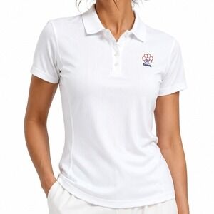 Extreme Performance Clemson Tigers Polo Shirt Women 3XL White All In SPAN Paw
